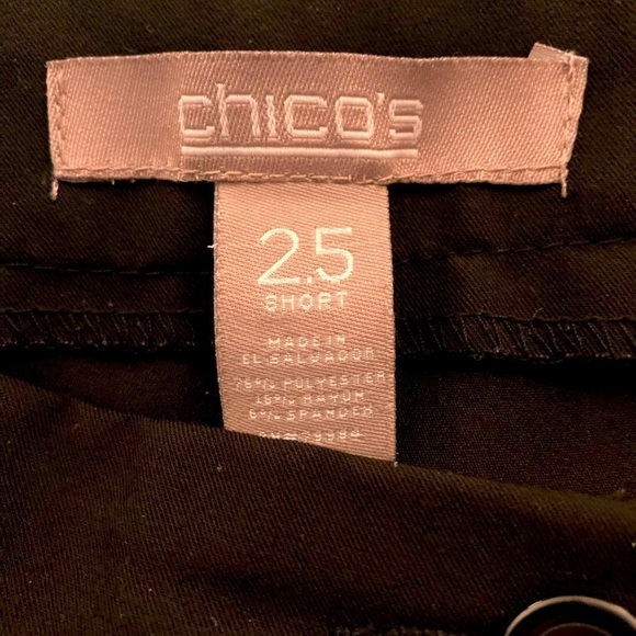 Chico’s Black Dress Pants sz 2.5 (14) - Picture 3 of 3